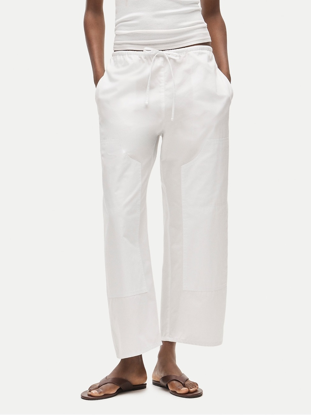J. Crew Luna pant in cotton poplin